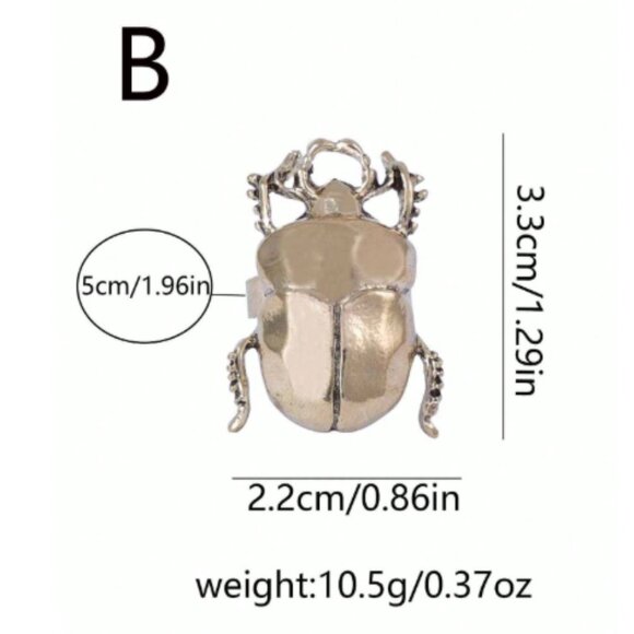 Zara set of 2 insect rings - Picture 9 of 9
